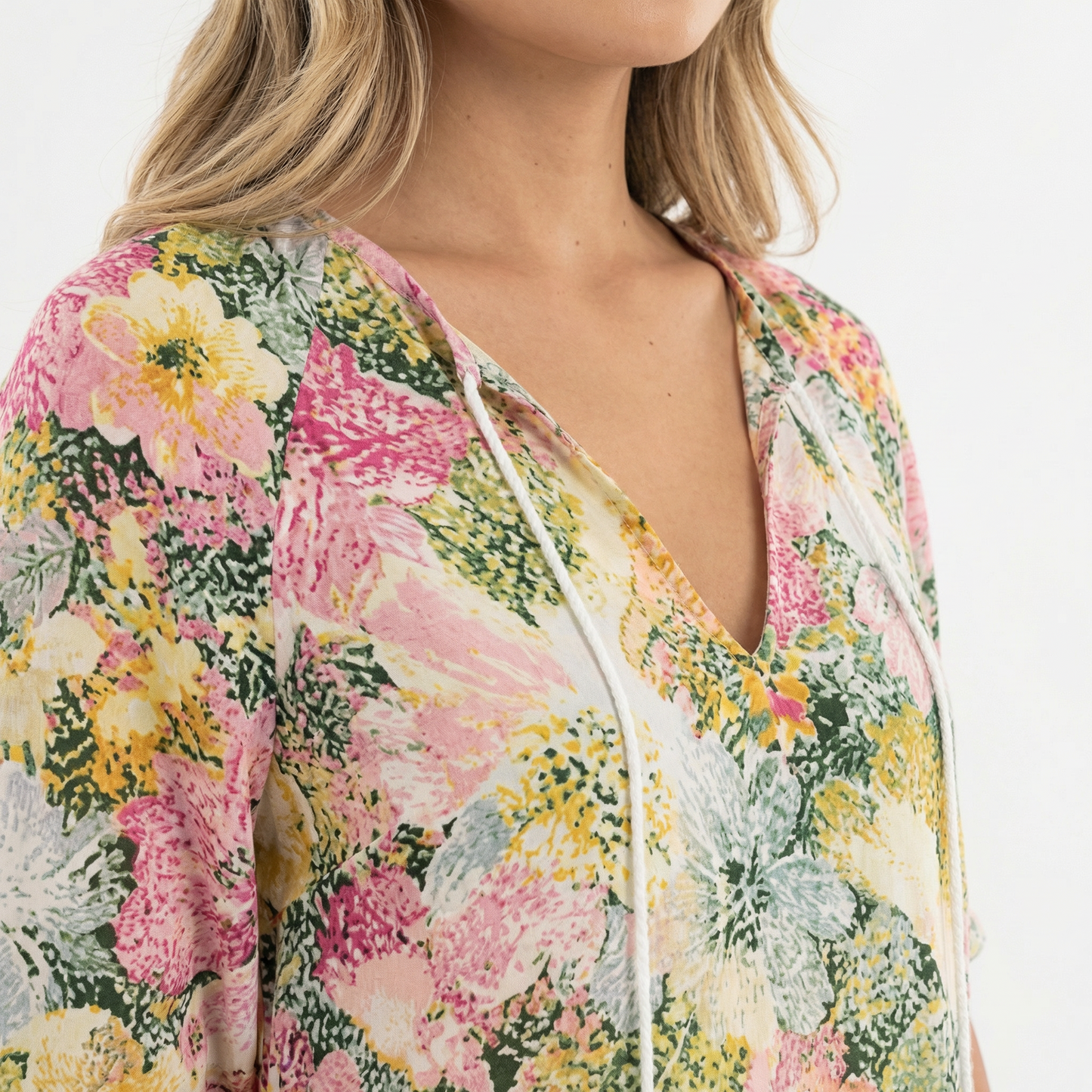 Vestido Largo Mujer Estampado Floral Boho