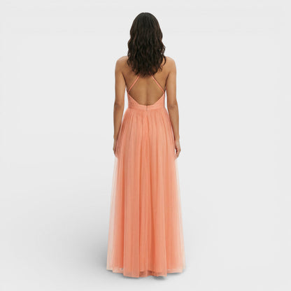 Vestido Maxi Mujer Fluido Suelto
