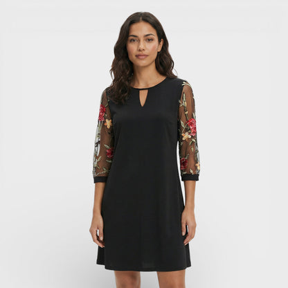 Vestido Maxi Mujer Elegante Ajuste Fluido
