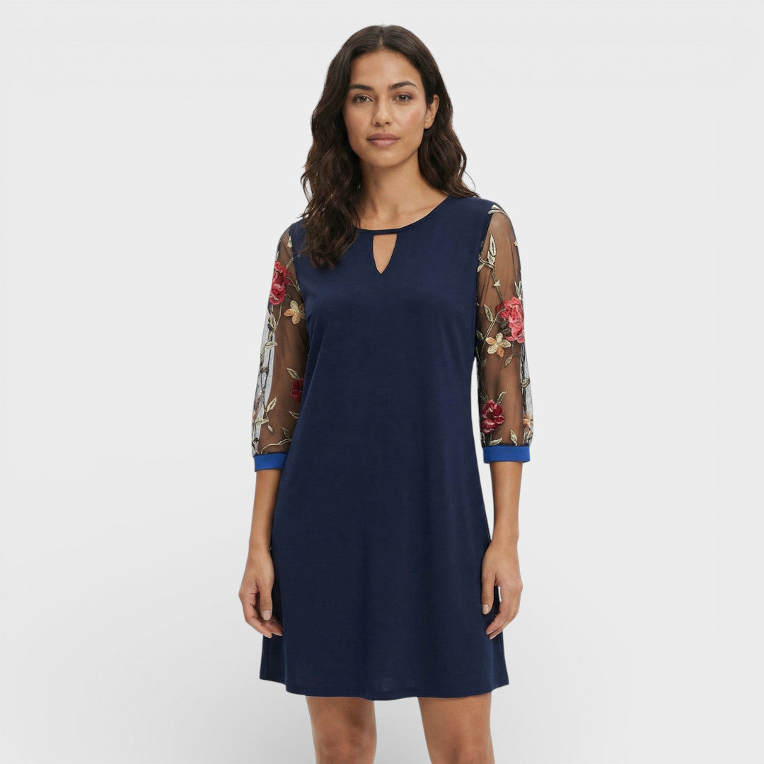 Vestido Maxi Mujer Elegante Ajuste Fluido