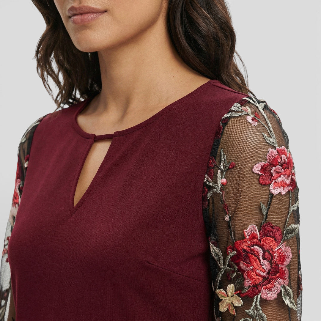 Vestido Maxi Mujer Elegante Ajuste Fluido