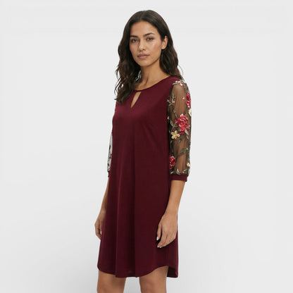 Vestido Maxi Mujer Elegante Ajuste Fluido - Mavetta