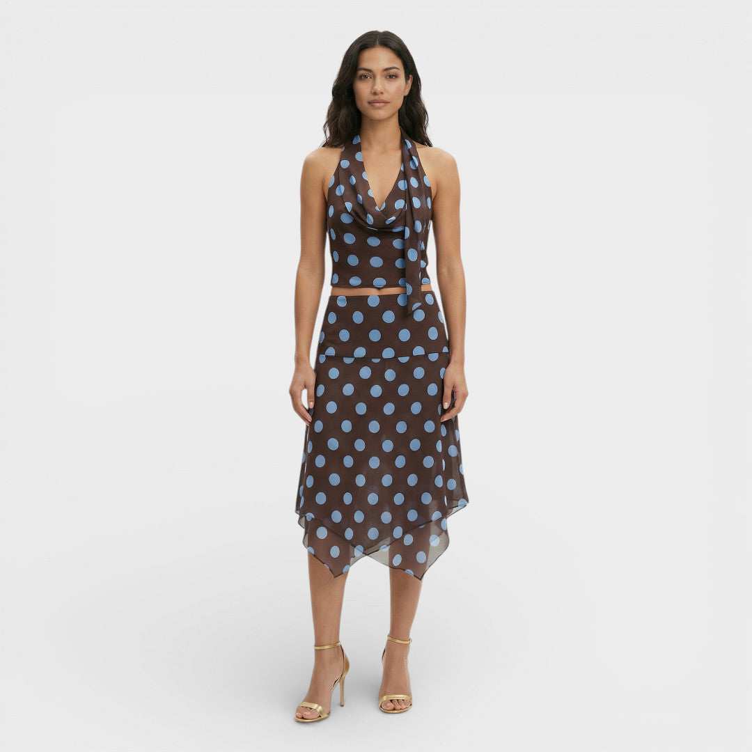 Conjunto Mujer Dos Piezas Gasa Estampado - Mavetta