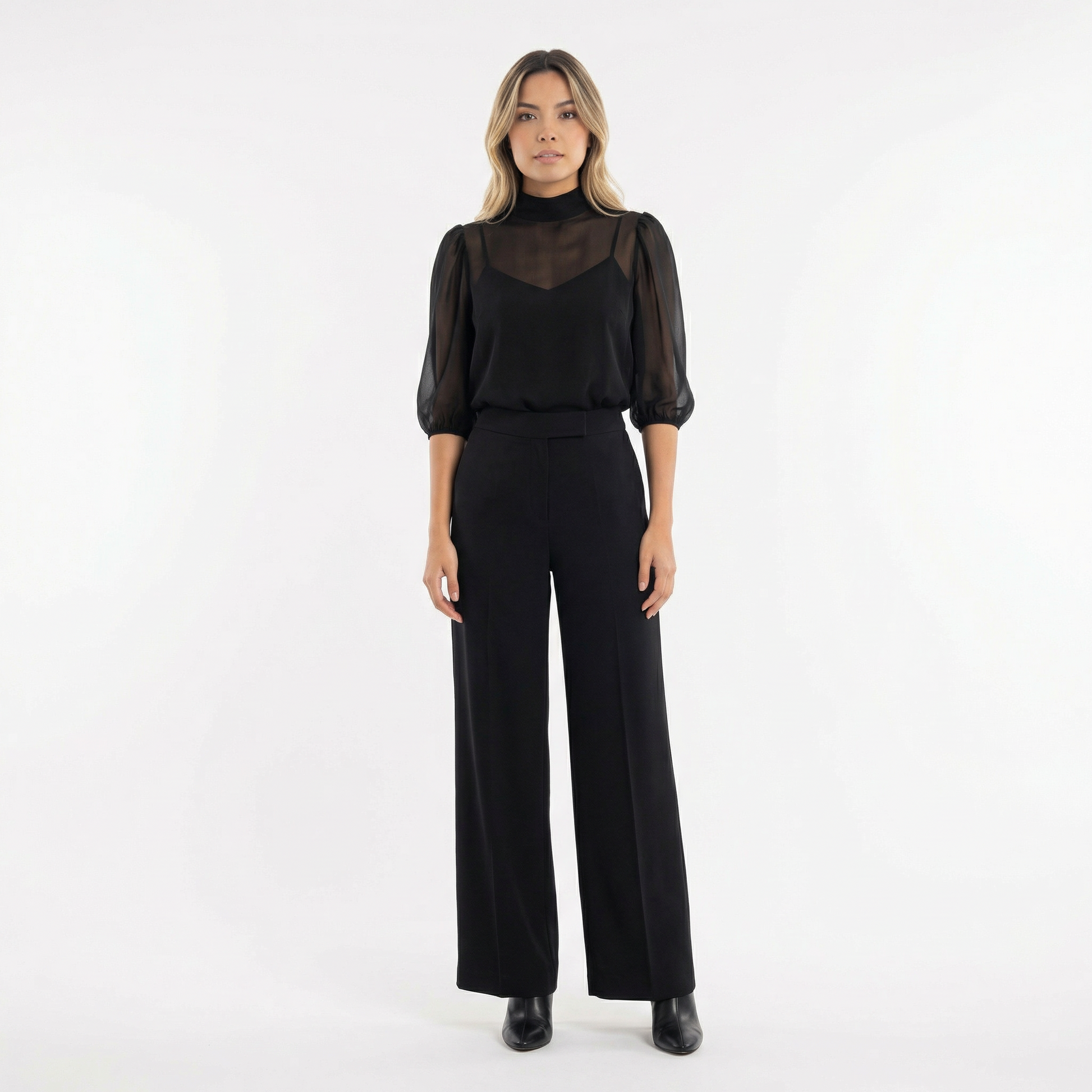 Conjunto Mujer Pantalón Ancho Estilo Elegante - Mavetta