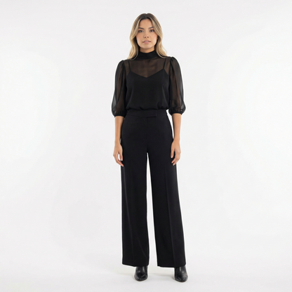 Conjunto Mujer Pantalón Ancho Estilo Elegante - Mavetta