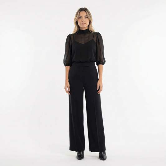 Conjunto Mujer Pantalón Ancho Estilo Elegante - Mavetta