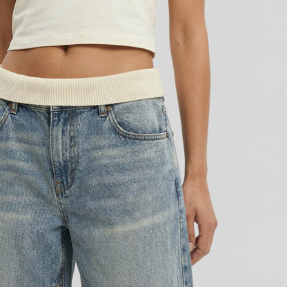 Pantalones Vaqueros Mujer Baggy Corte Amplio