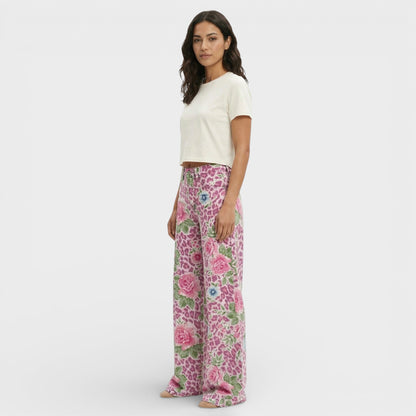 Vaqueros Mujer Pierna Ancha Estilo Baggy