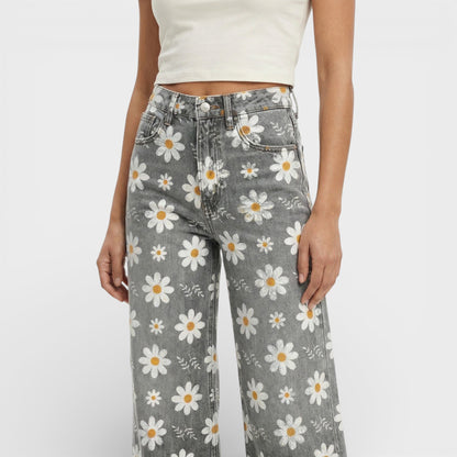 Vaqueros Mujer Pierna Ancha Estilo Baggy