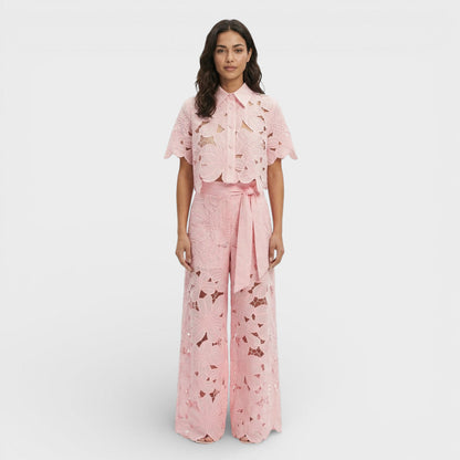 Conjunto Mujer Camisa y Pantalón Ajustado