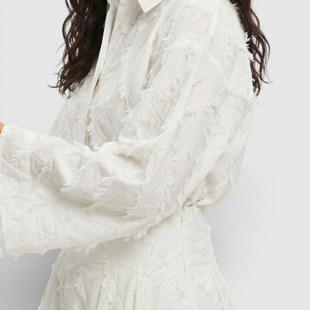 Conjunto Mujer Camisa Algodón Falda Ajustada