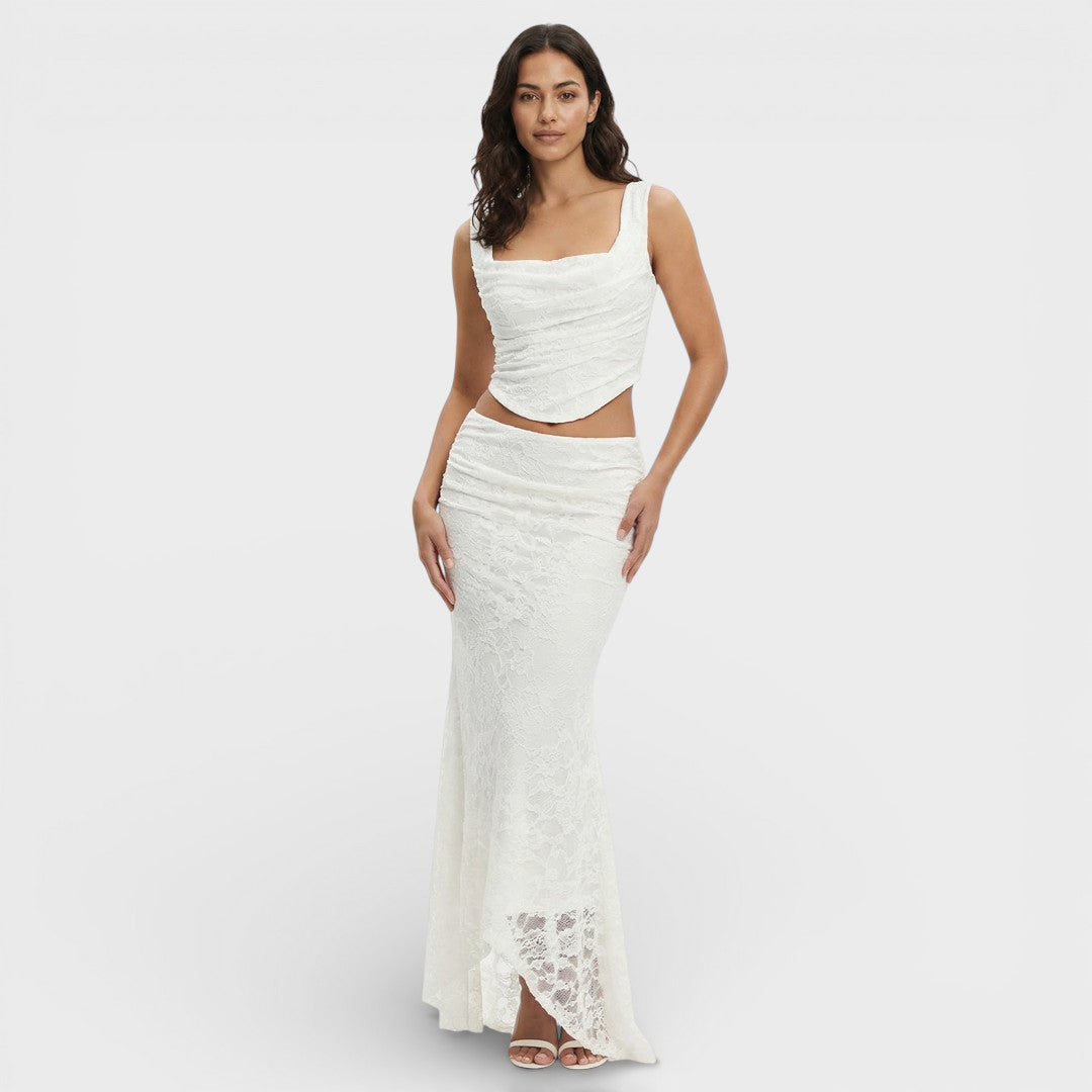 Conjunto Mujer y Falda Ajuste Elegante