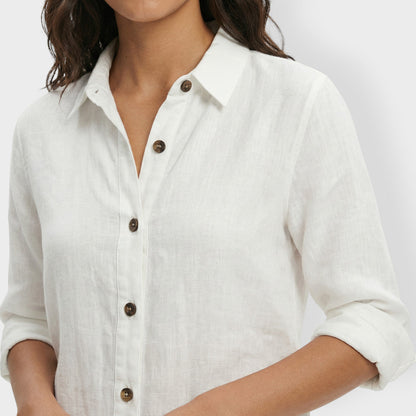Vestido Camisero Mujer con Botones Ajuste Clasico