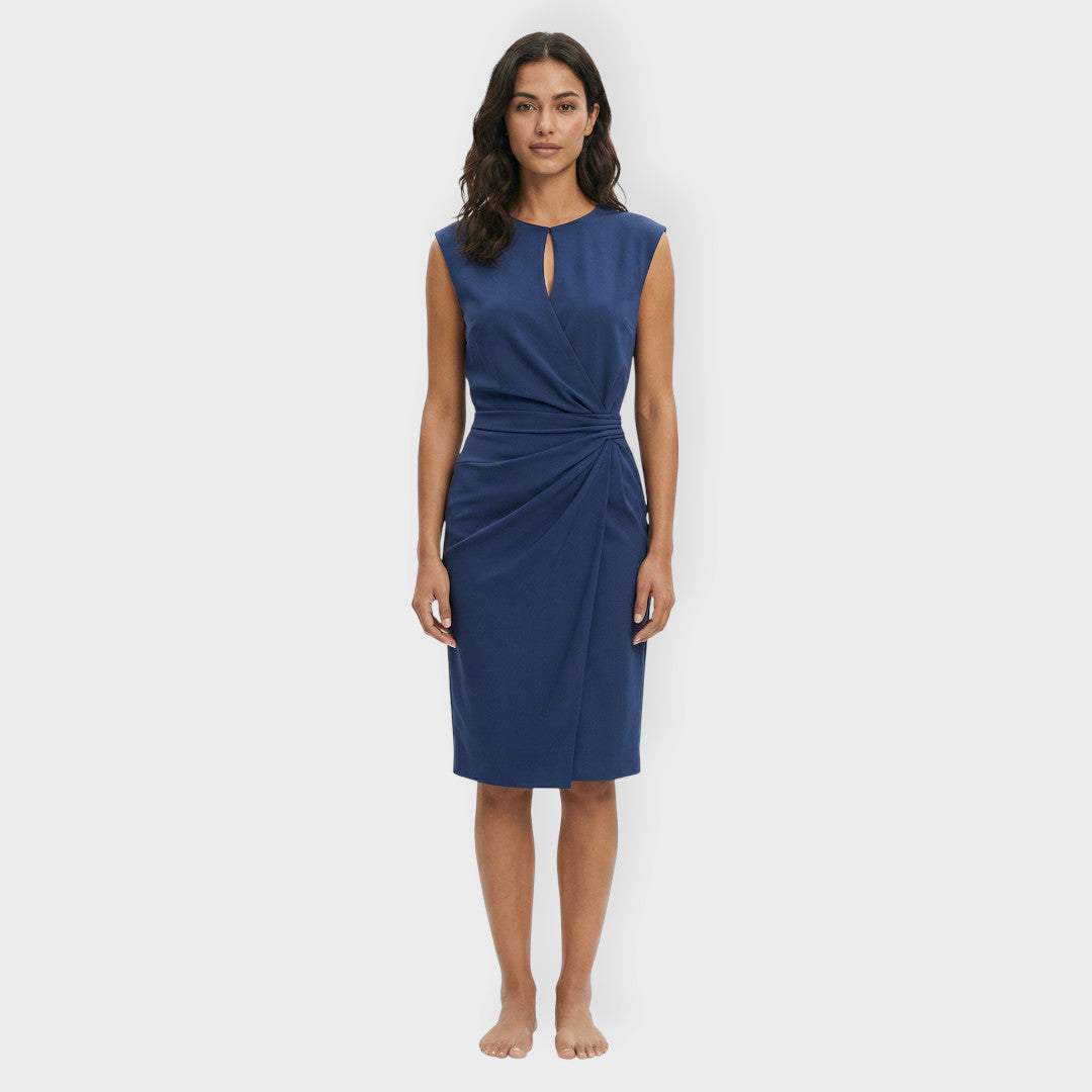 Vestido Midi Mujer Fiesta Corte Ajustado