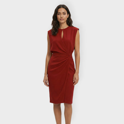 Vestido Midi Mujer Fiesta Corte Ajustado