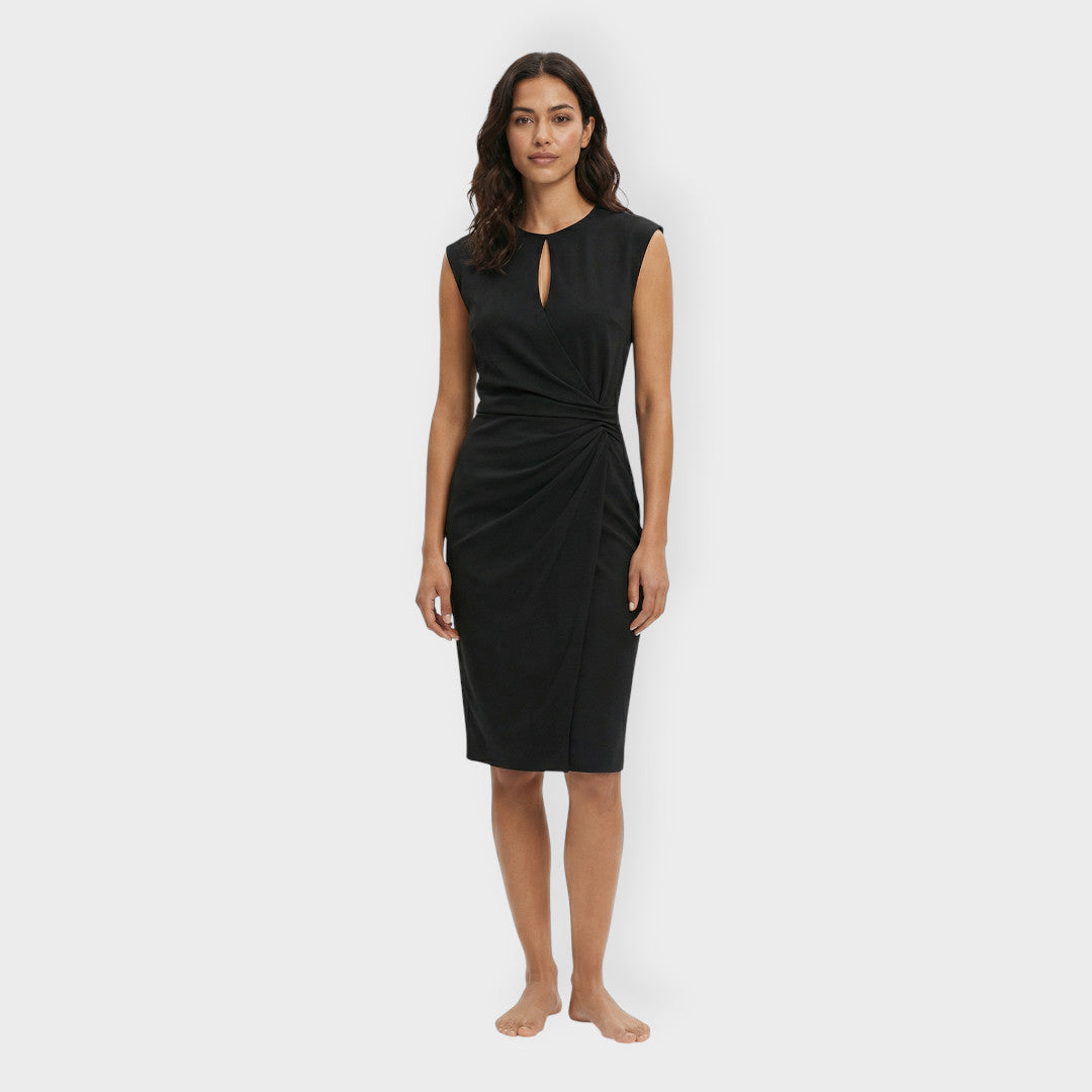 Vestido Midi Mujer Fiesta Corte Ajustado