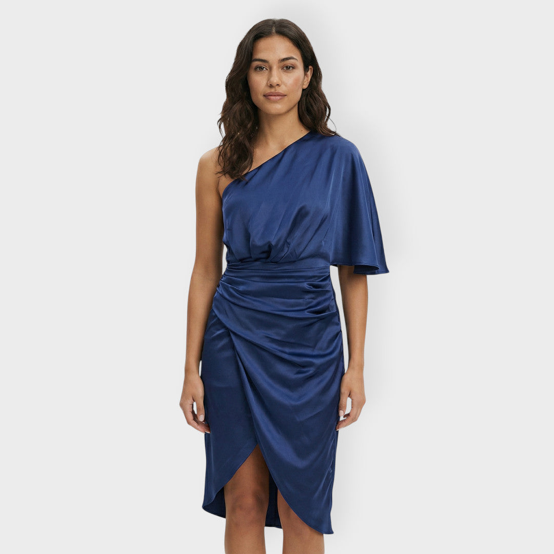 Vestido Fiesta Mujer Un Hombro Ajustado - Mavetta