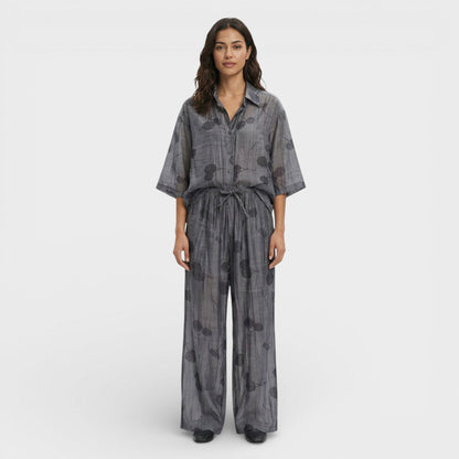 Conjunto Mujer Jacquard Ajuste Elegante