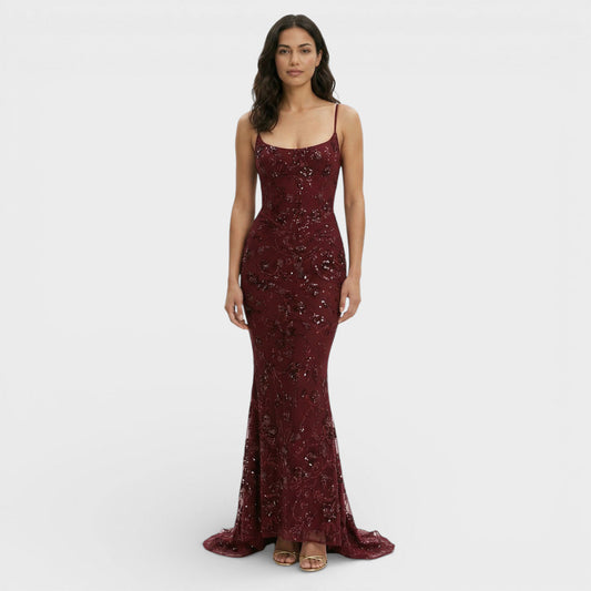 Vestido Largo Mujer de Lentejuelas y Fiesta - Mavetta