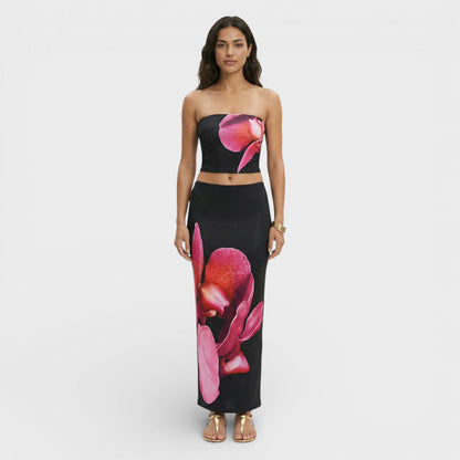 Conjunto Mujer Dos Piezas Estampado Floral - Mavetta