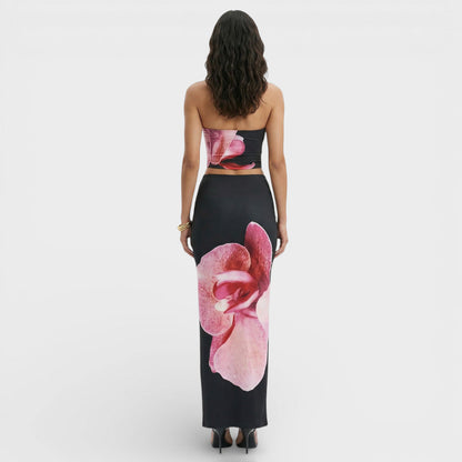 Conjunto Mujer Dos Piezas Estampado Floral