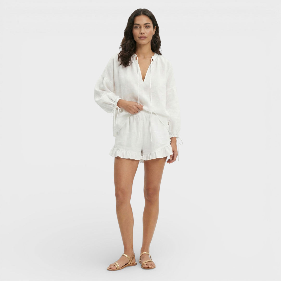 Conjunto Mujer Blusa y Shorts Casual - Mavetta