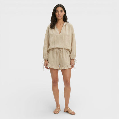 Conjunto Mujer Blusa y Shorts Casual