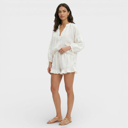 Conjunto Mujer Blusa y Shorts Casual