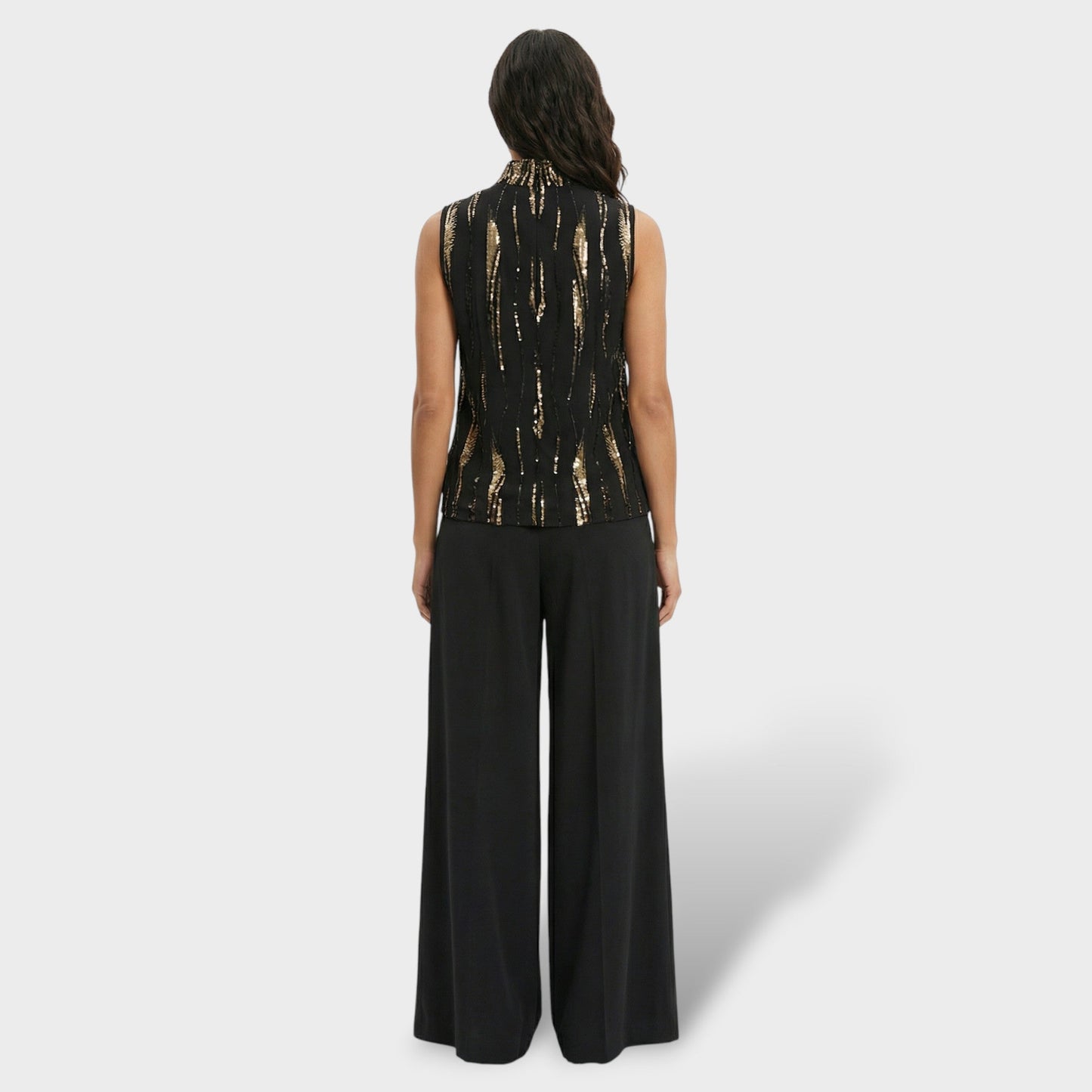 Pantalones Mujer Anchos Tejido Suave Corte Amplio