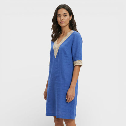 Vestido Midi Mujer Ligero Ajuste Elegante