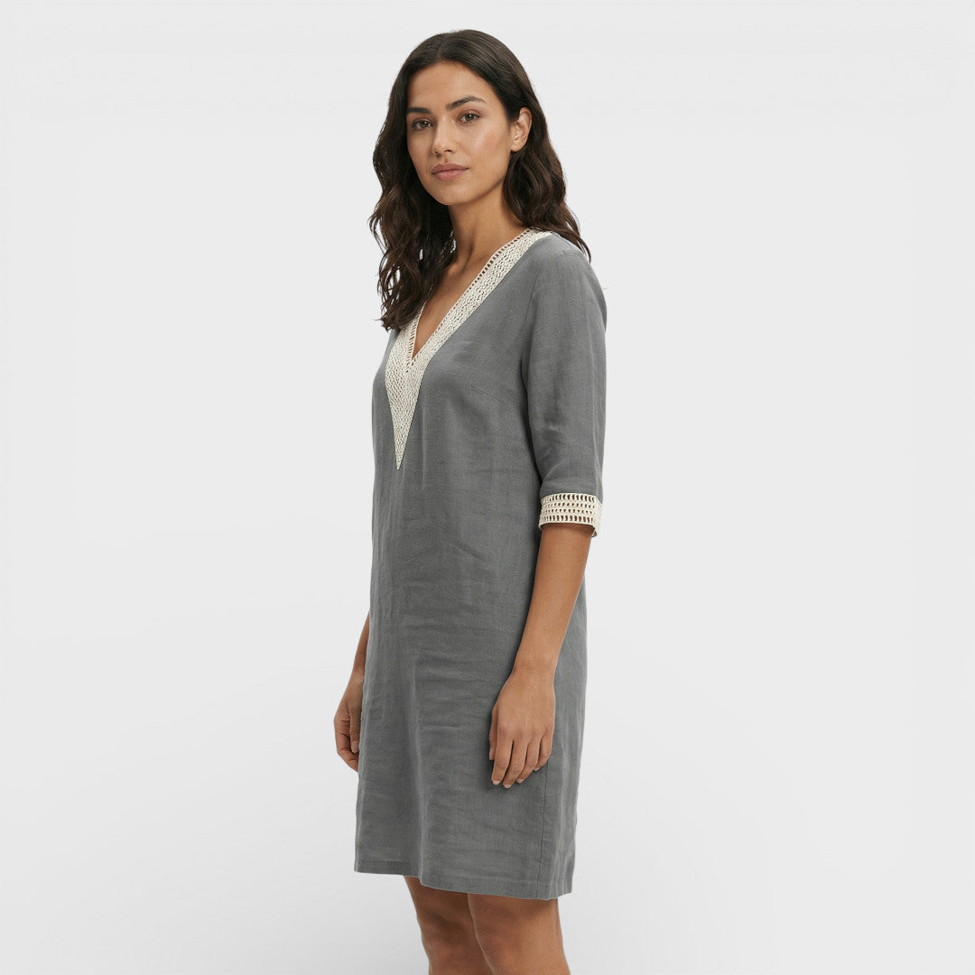 Vestido Midi Mujer Ligero Ajuste Elegante