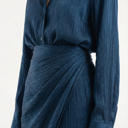 Conjunto Mujer Maxi Plisado Elegante