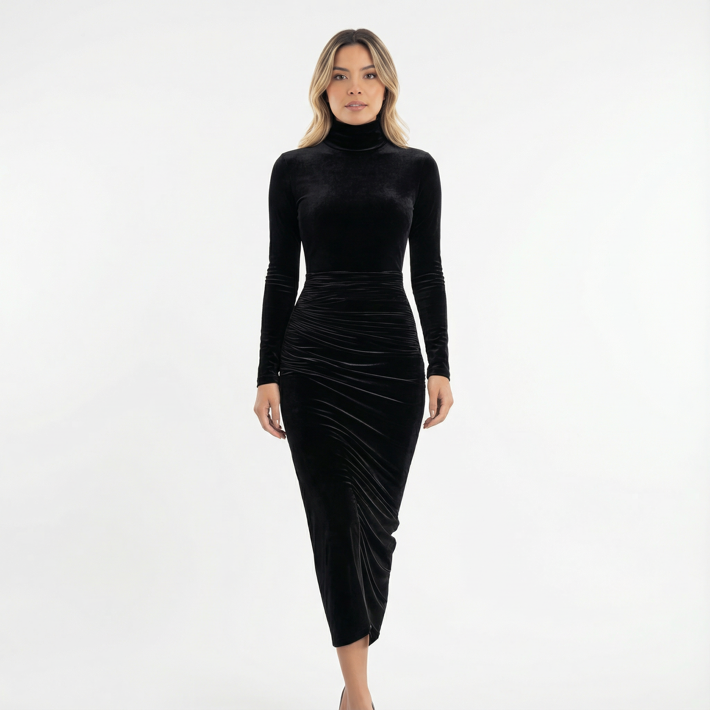 Vestido Mujer Terciopelo Ajustado - Mavetta