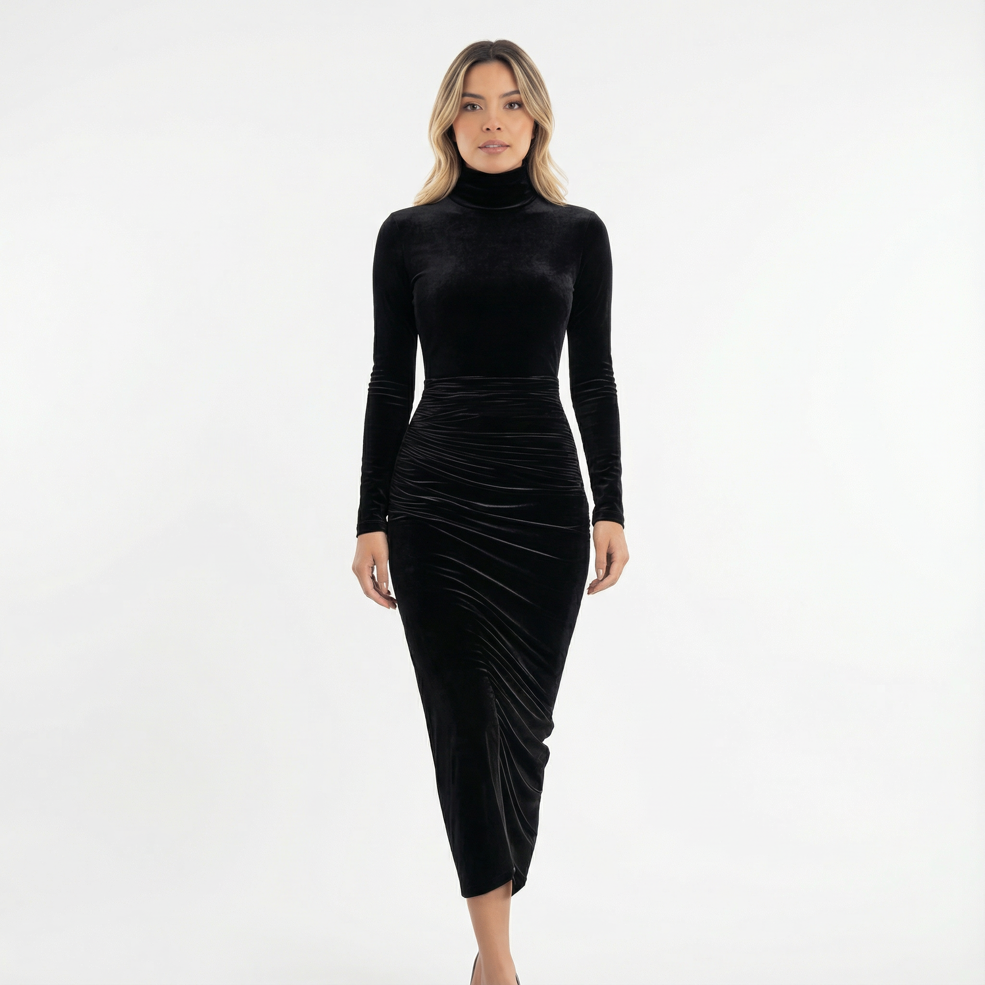 Vestido Mujer Terciopelo Ajustado - Mavetta