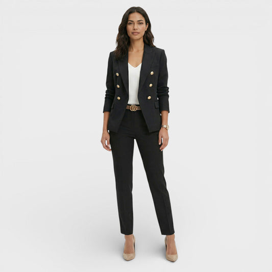 Conjunto Sastre Mujer Doble Botonadura Ajustado - Mavetta