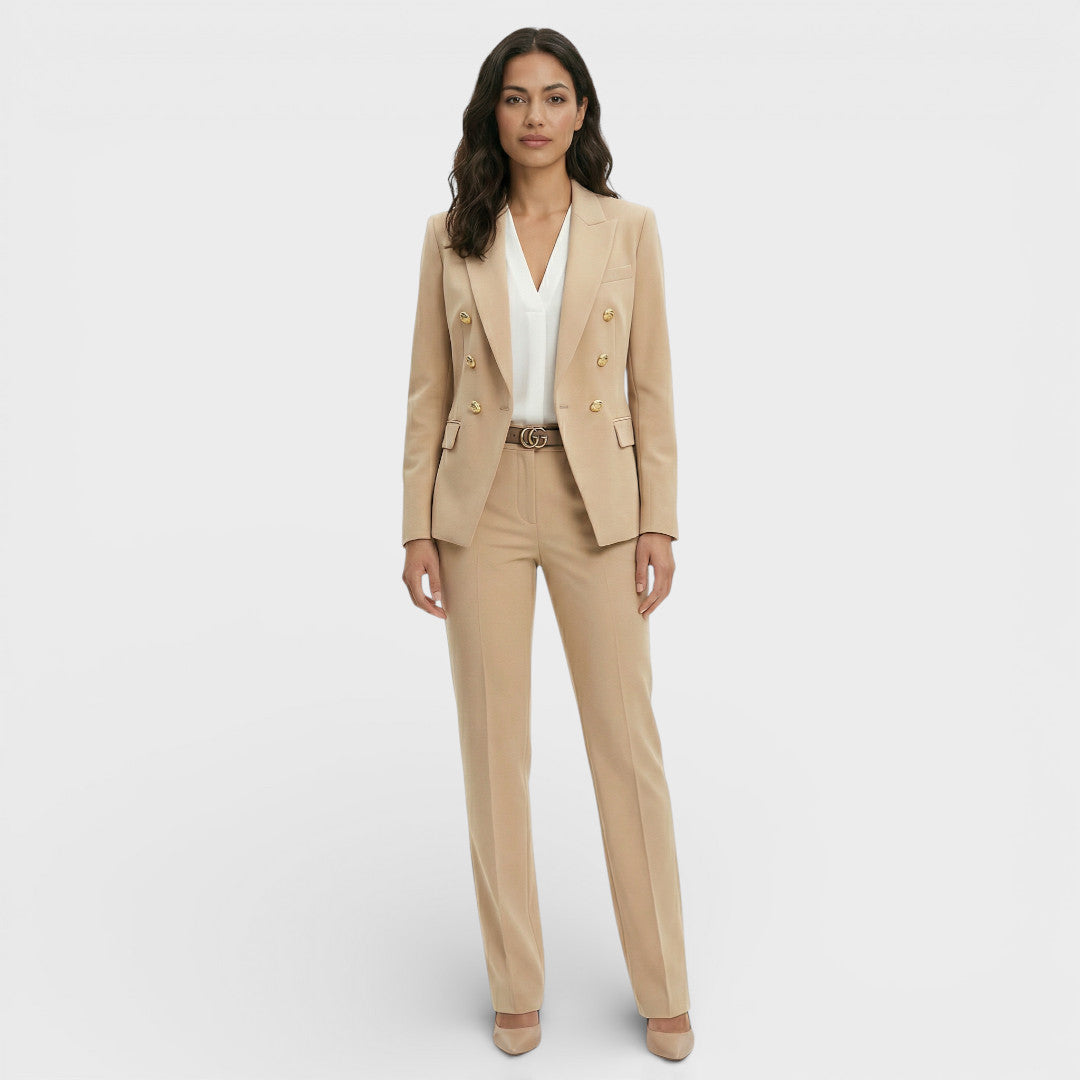Conjunto Sastre Mujer Doble Botonadura Ajustado