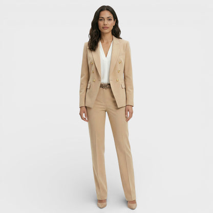 Conjunto Sastre Mujer Doble Botonadura Ajustado