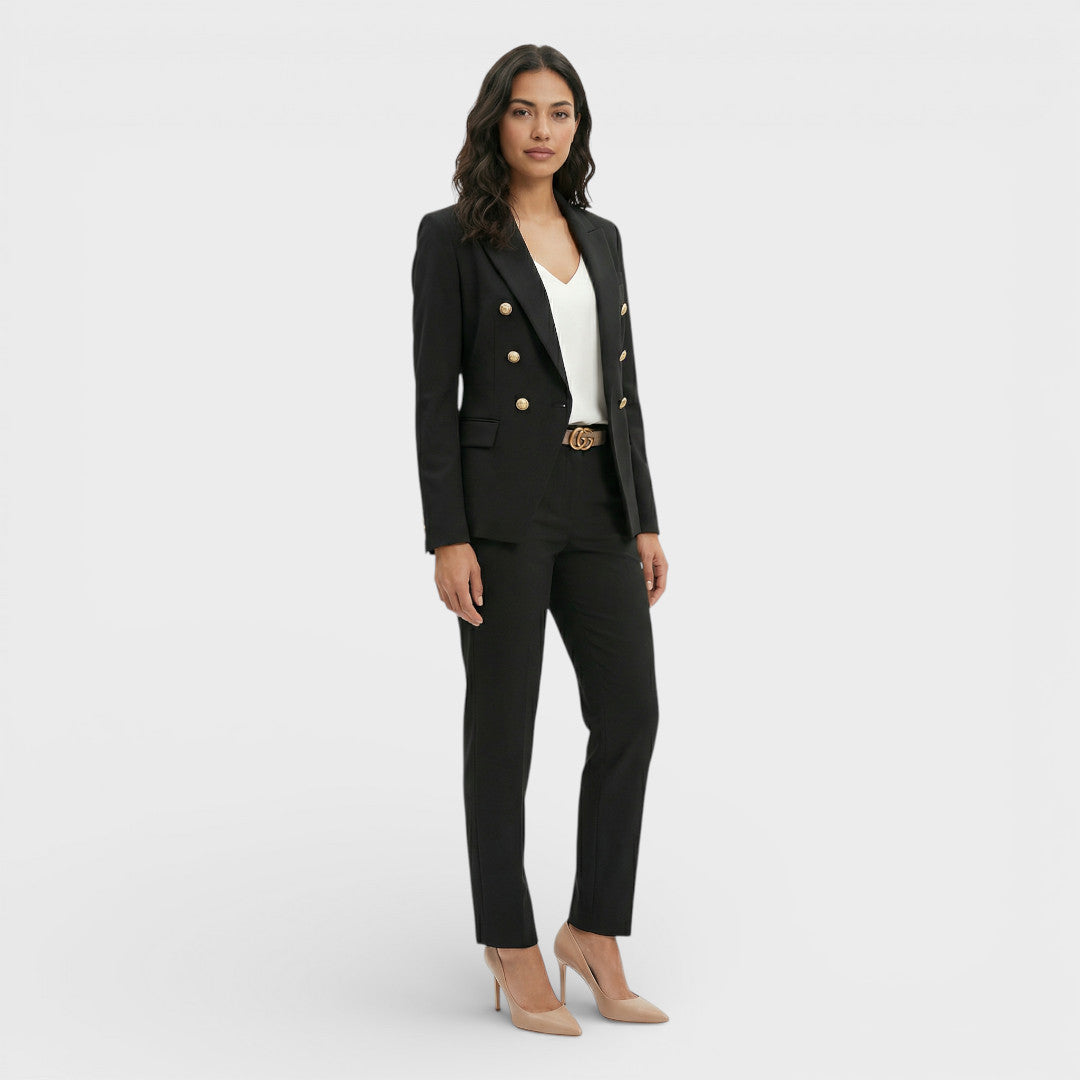 Conjunto Sastre Mujer Doble Botonadura Ajustado