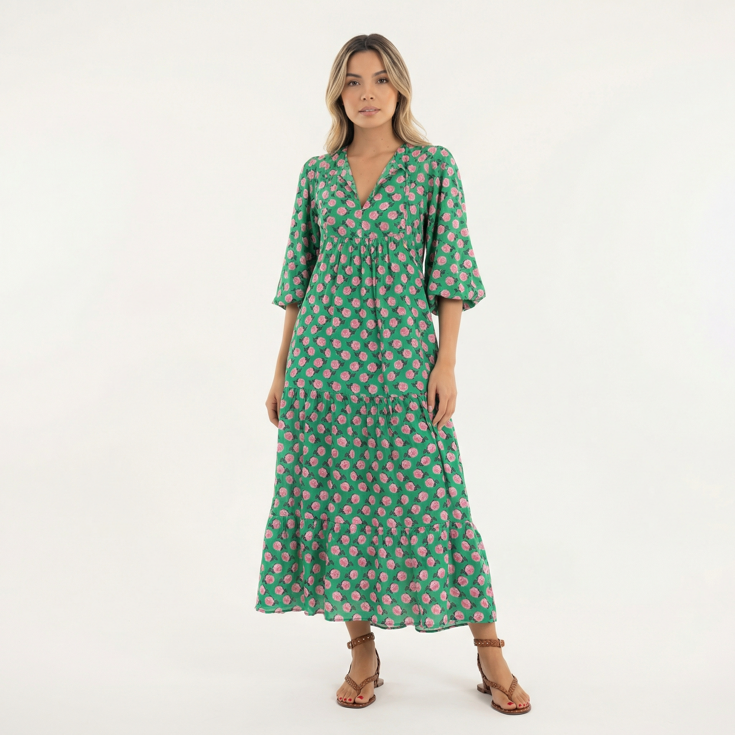 Vestido Largo Mujer Estampado Estilo Boho - Mavetta