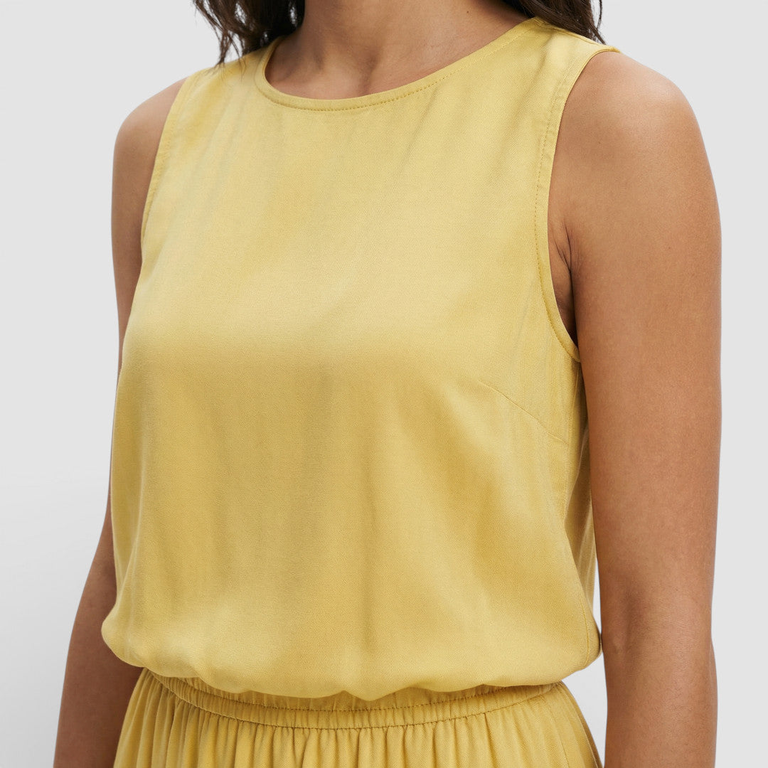 Vestido Largo Mujer Sin Mangas Ajuste Holgado