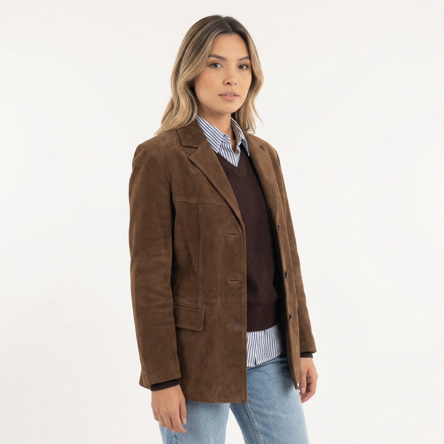 Abrigo Mujer de Invierno Elegante Ajuste Clásico