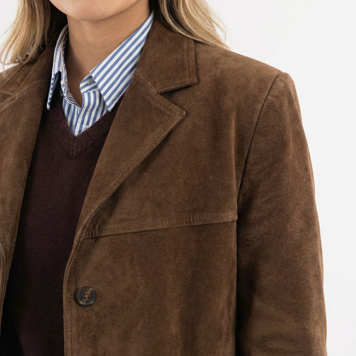 Abrigo Mujer de Invierno Elegante Ajuste Clásico