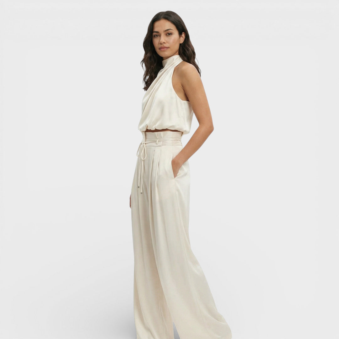 Mono Largo Mujer Pantalón Ancho Fluido - Mavetta