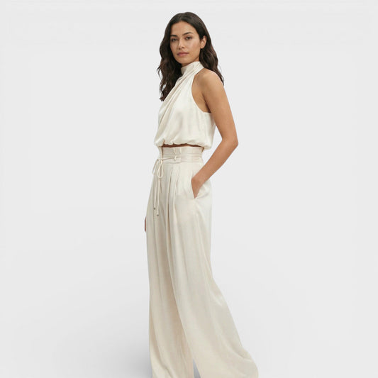Mono Largo Mujer Pantalón Ancho Fluido - Mavetta