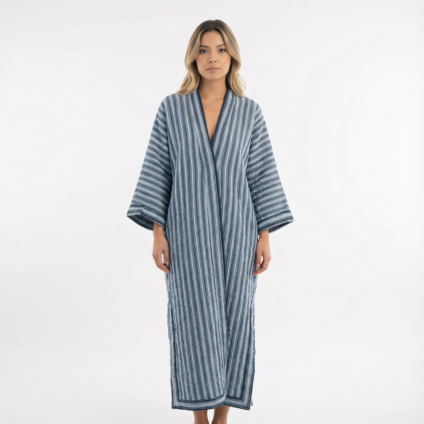 Vestido Largo Mujer Tela Fluida Corte Elegante - Mavetta