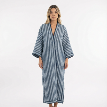 Vestido Largo Mujer Tela Fluida Corte Elegante - Mavetta