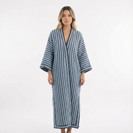 Vestido Largo Mujer Tela Fluida Corte Elegante - Mavetta