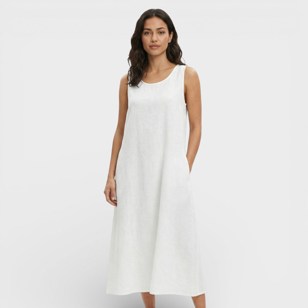 Vestido Mujer Ligero Tejido Suave Ajuste Cómodo