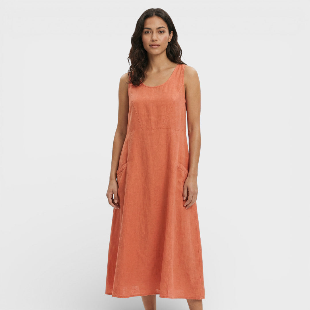Vestido Mujer Ligero Tejido Suave Ajuste Cómodo