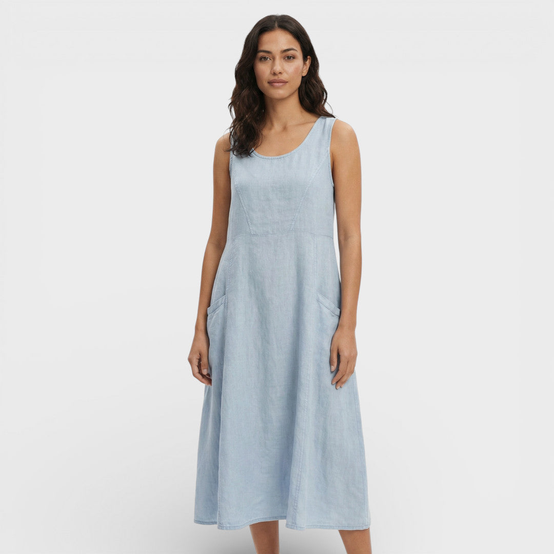 Vestido Mujer Ligero Tejido Suave Ajuste Cómodo